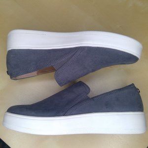 Steve Madden Slip on Sneaks- Charcoal Grey Sz 9.5W